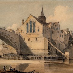 Old Ouse Bridge and St. William's Chapel by John Varley